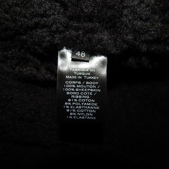 Balmain Double Zipper Men's Shearling coat - Picture 6 of 8